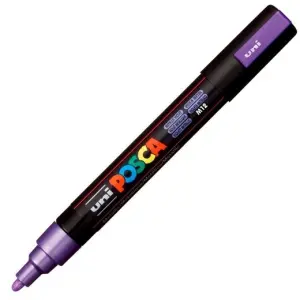 Posca Marcador PC-5M Punta Forma De Bala 1,8 - 2,5 Mm Violeta No Permanente