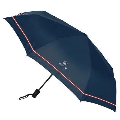 Safta Paraguas Automático 102cm 8 Paneles Asa Engomada Azul Marino