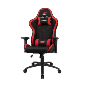 DRIFT DR110BR Silla Gaming Butaca Acolchada Negra y Roja