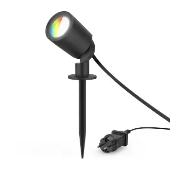 Hama Foco de Jardín Inteligente WiFi IP44 Impermeable con Piqueta de Tierra