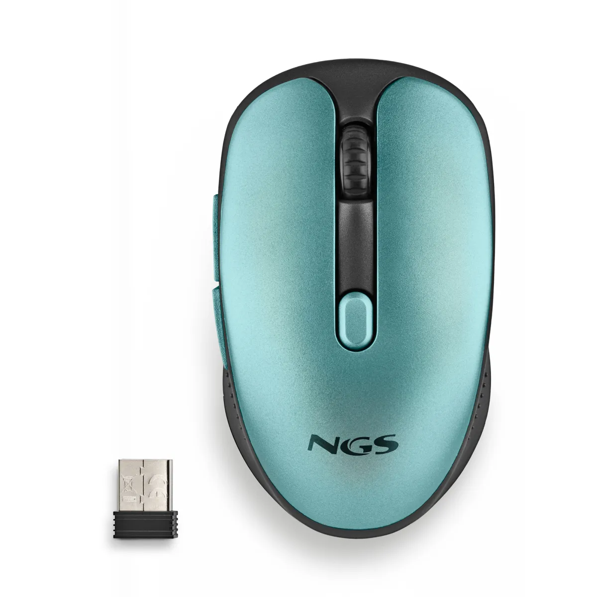 Ngs Mouse Wireless Evorustice Recargable Con Teclas Silenciosas