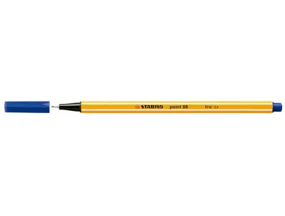 Stabilo Point 88 Rotulador Punta Fina 0.4 mm Tinta Agua Color Azul Oscuro