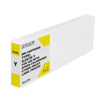Epson SJIC30P Amarillo Cartucho de Tinta Pigmentada Compatible C33S020642