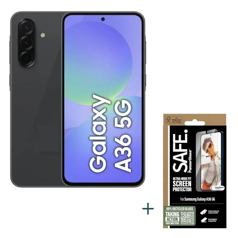 Samsung Galaxy A36 Ee 256Gb 8Gb Black+Prot Safe