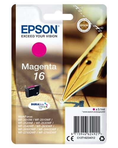Epson T1623 Magenta Cartucho De Tinta Original - C13T16234012