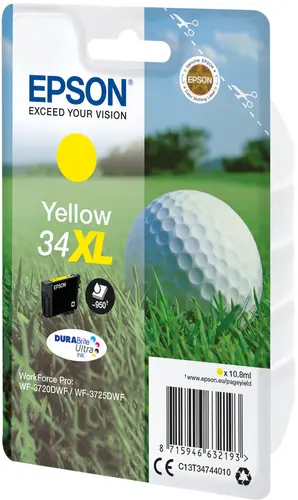 Epson T3474 (34XL) Amarillo Cartucho de Tinta Original