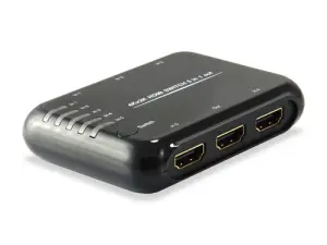 EQUIP Switch HDMI 5 Entradas 1 Salida HDMI 1.4A 4K DTS-HD con Mando