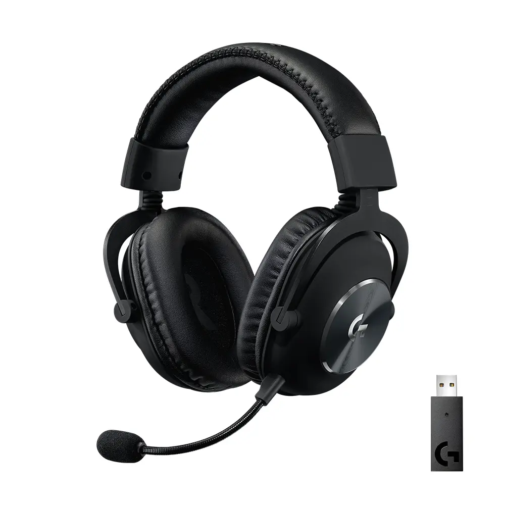 Logitech G Pro X Auriculares Gaming Inalámbricos DTS 7.1 con Micrófono Flexible