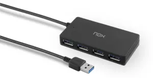 NOX Lite Hub One USB 3.2 Gen 1 Type-A 10 Mbit/s Negro
