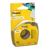 Post-It Cinta Adhesiva Invisible 25,4mm x 17,7m con Dispensador - 6 Líneas