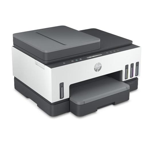 Hp Equipo Multifuncion Inkjet Color Smart Tank 7605 A4 Red/Wifi 3 En 1 Gris/Blanco