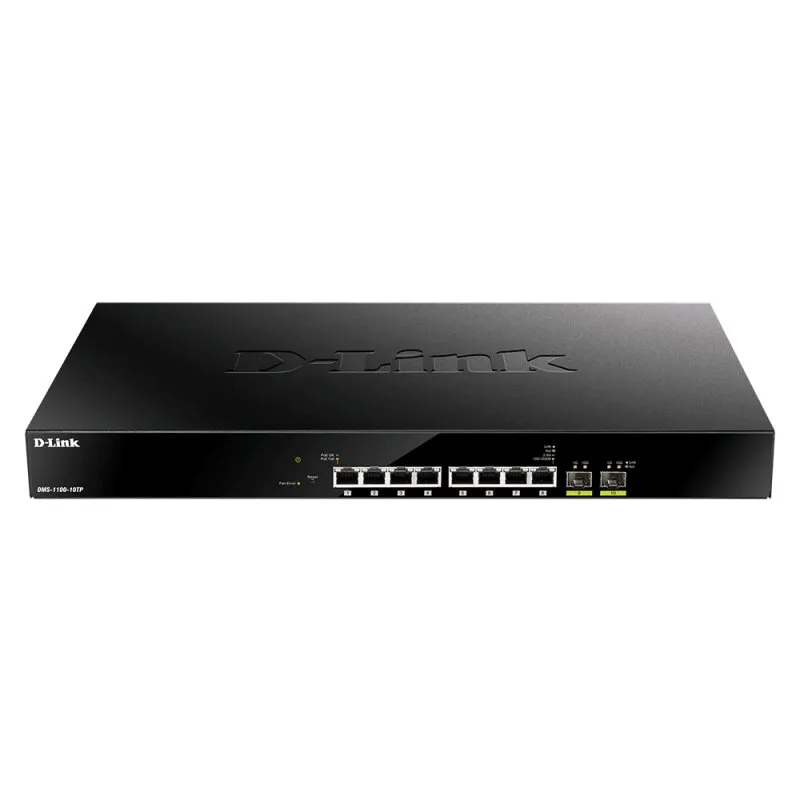 D-Link Dms-1100-10Tp Switch 8X2.5Gbe Poe 2Xsfp+
