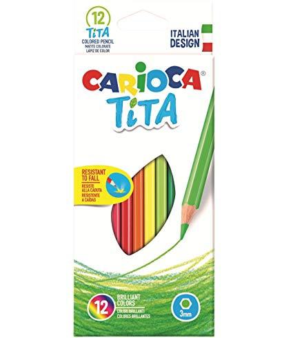 Carioca Lápices De Colores Tita Surtidos Estuche 12 Ud