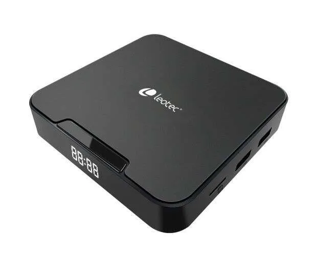 Leotec Show 2 464 Receptor Android Tv Box 4K Wifi Quad Core 4Gb 64Gb - Bluetooth, Hdmi, Usb 2.0 Y Ethernet - Mando A Distancia