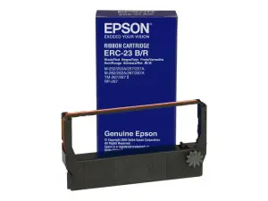 Epson Cinta Matricial Original ERC23 Negra/Roja