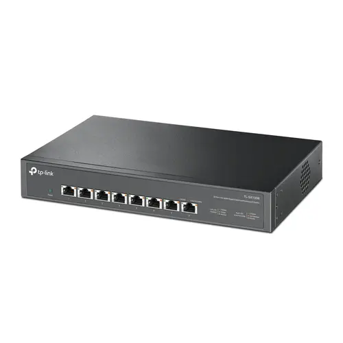 Switch No Gestionable Tp-Link Sx1008 8P 10Gbps Carcasa De Metal No Rack