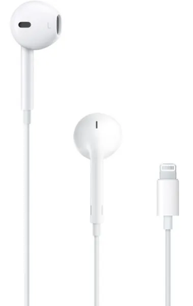 Apple Earpods Auriculares Binaurales Lightning - Microfono Integrado - Control De Volumen - Color Blanco