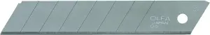 Olfa Pack de 10 Cuchillas de Repuesto para Cutters - 8 Segmentos - Ancho 18mm