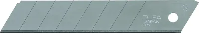 Olfa Pack de 10 Cuchillas de Repuesto para Cutters - 8 Segmentos - Ancho 18mm