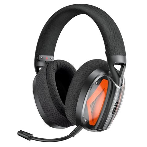 Xo Auricular Gaming Be46 - Inalambricos - Microfono Ajustable - Multiplataforma - Color Negro