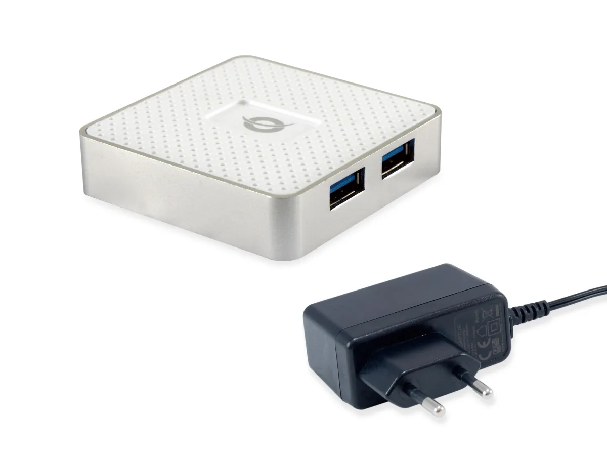 Hub Usb 3.0 Conceptronic Hubbies03W 4 Puertos - Blanco