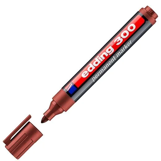 Edding Marcador Permanente 300 Marrón