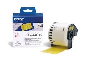 Brother Cinta Continua De Papel Térmico Removible - Amarillo - 62Mmx30,48M