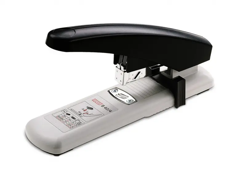 Novus B 40 Grapadora de Gruesos - Hasta 100 Hojas - Grapado Cerrado con Sistema Bypass - Sistema Antibloqueo - Color Blanco