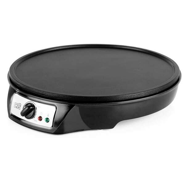 Orbegozo Crepera Cm 2360 Maquina Para Crepes Versatil Y Facil De Usar - Superficie Antiadherente - Temperatura Ajustable - Luces Indicadoras - Pies Antideslizantes Y Accesorios Incluidos