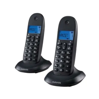 Motorola C1002 CB+ Teléfono DECT Negro Duo