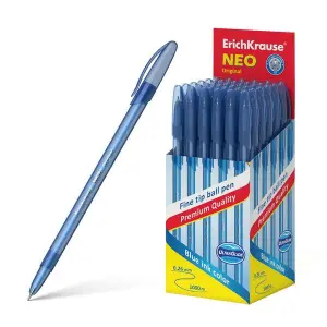 ErichKrause Bolígrafo Neo Original Punta de Aguja Sofisticada Tinta Azul