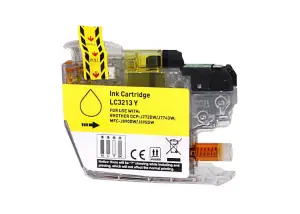 Brother LC3213/LC3211 Amarillo Cartucho de Tinta Compatible Reemplazo LC3213Y/LC3211Y