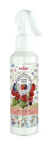 Prady Ambientador Home Spray Frutos Rojos 220 ml - Spray Pulverizador