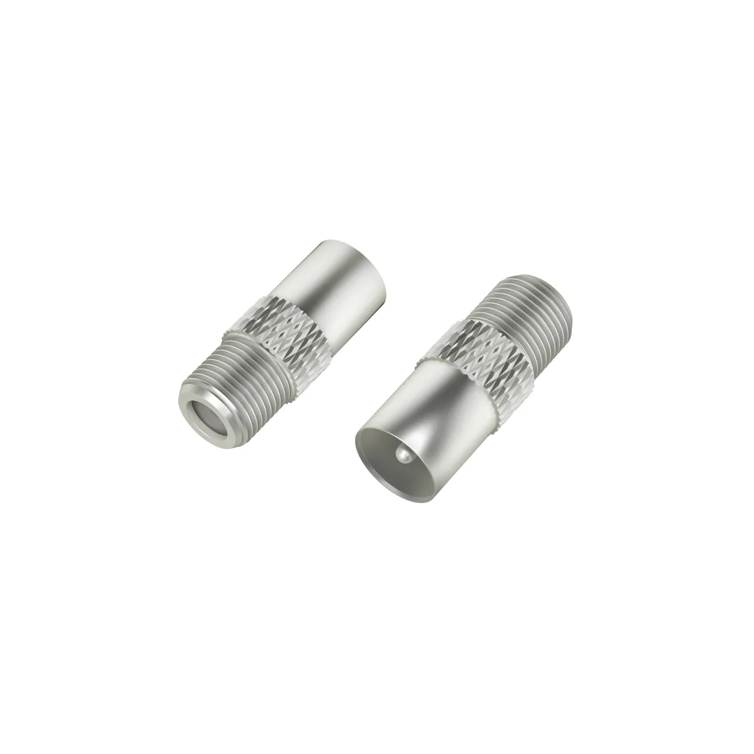 Hama Essential Set de Adaptadores Coaxiales Hembra a F Hembra y Macho a F Hembra