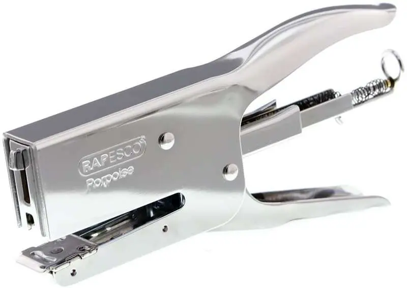 Rapesco Porpoise Grapadora Metalica De Tenaza - Hasta 40 Hojas Con Grapas De 8Mm - Grapas 26/6-8Mm, 24/6-8Mm - Grapado Cerrado
