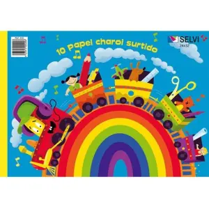 Selvi Cuaderno Para Manualidades 10 Pliegos 24x32cm Colores Surtidos