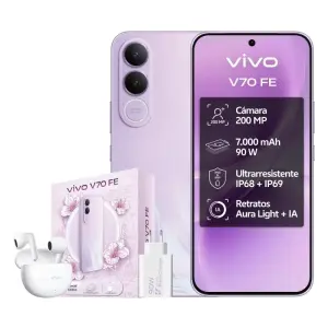 VIVO V70 FE 8GB RAM 512GB Bundle Ch90w + Buds3 Purple