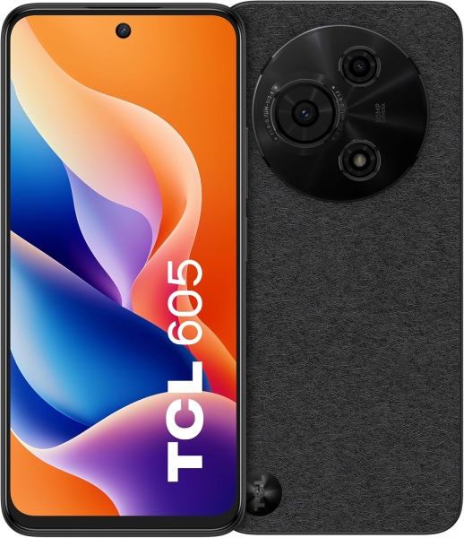Tcl 605 Smartphone 6.75" - 8Gb - 256Gb - Camara 50Mp - Bateria 5200Mah - Color Negro