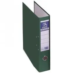 Dohe Archivador Palanca Archicolor Folio Lomo Ancho Rado Cartón Forrado PP Verde