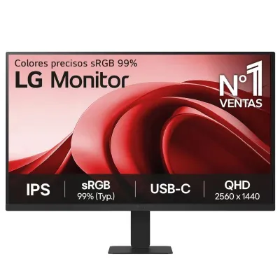LG 27U631A-B Monitor LED 27" IPS QHD 100Hz HDR 5ms HDMI USB-C VESA 100x100