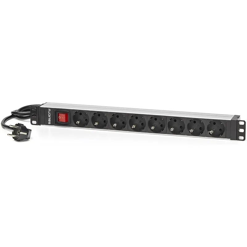 Salicru Regleta SPS PDU 8 Tomas Tipo Schuko Color Negro