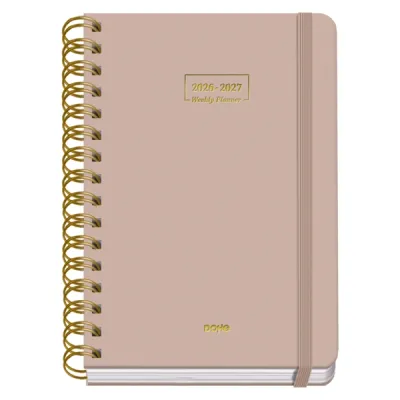 Dohe Agenda Escolar 26/27 A5 Día Página Papel Offset 80g Cubierta Cartón Beige 15x21x4cm