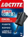 Loctite Super Glue-3 Pincel 5gr Adhesivo Universal Triple Resistencia Instantáneo