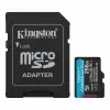 Kingston Tarjeta Micro SDXC 256GB UHS-I U3 V30 200MB/s Canvas Go Plus con Adaptador