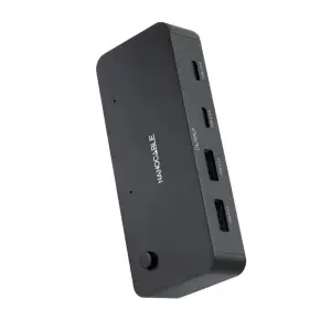 Nanocable Switch 2xUSB 3.0 a 2xUSB-A 3.0 + 2xUSB-C - Negro