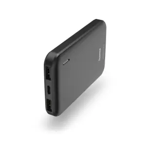 Hama Powerbank 5000mAh Polímero de Litio USB-C USB-A Carga Rápida Gris