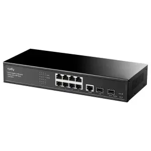 Cudy GS2008S2 Switch Administrado L2 Gigabit 8 Puertos con 2 Puertos Gigabit SFP