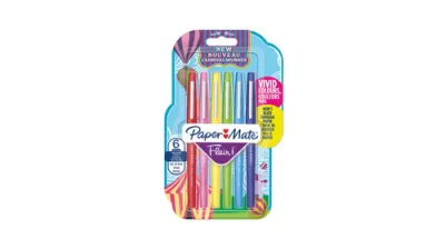 Paper Mate Flair Original Rotulador Punta De Fibra Tapón Hermético Carnival Blister 6 Colores