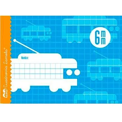 Lamela Libreta Grapada 16H 4º Apaisado 70Gr Cuadrovía 6Mm