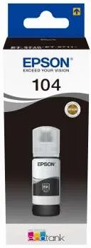Epson Tinta Bote Negro Ecotank Nº 104 para ET-2710, 2711, 2726, 2815